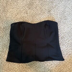 Abercrombie & Fitch Black Strapless Top. Size medium. Worn once.